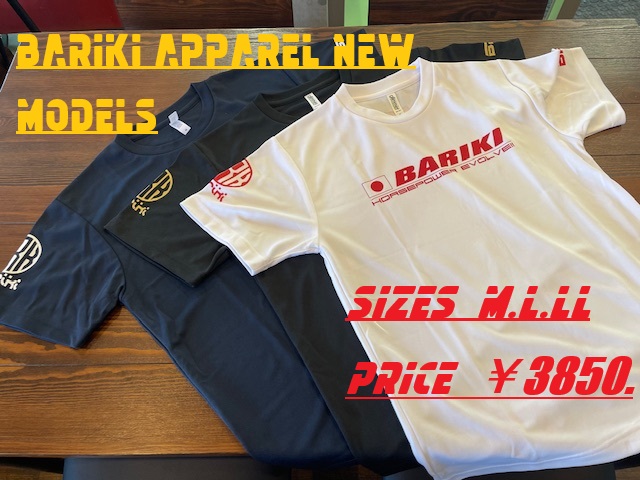 新作BARIKIオリジナルTシャツ発売いたします♪