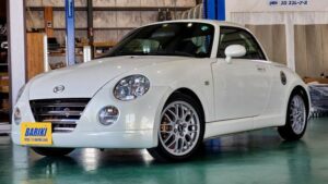ダイハツ　コペン　アクティブトップ　5MT　パール　室内展示車