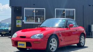 スズキ　カプチーノ　ベースグレード　後期最終3.1型　5MT  レッド　室内展示車