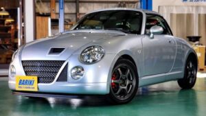 ダイハツ　コペン　アクティブトップ　カスタムOL車　4AT　シルバー　室内展示車