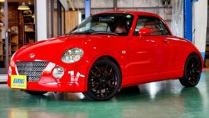 ダイハツ　コペン　アクティブトップGパッケージ　4AT　レッド　室内展示車
