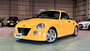 ダイハツ　コペン　アクティブトップ　イエロー　4AT(鈴鹿)　室内展示車　専門店整備済み