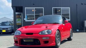 スズキ　カプチーノ　BARIKIフルカスタムデモカー　赤(津本店)　5MT　室内展示車　専門店整備済み